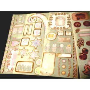 Creative Memories Chalet, Autumn, Shortcuts Lot Paper Strips & Parts